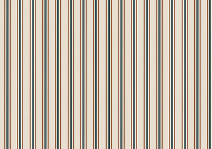 The British Stripe Co. Mary, Teignbridge No.1 - Twist&Fit Roman Blind - Image 8